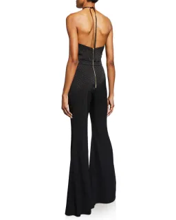 Alexis Naila Wide Leg Halter Jumpsuit Black Size 10  for rent on The Volte - image 5