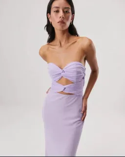 Misha Saga Maxi Dress In Violet Size 8  for rent on The Volte - image 3