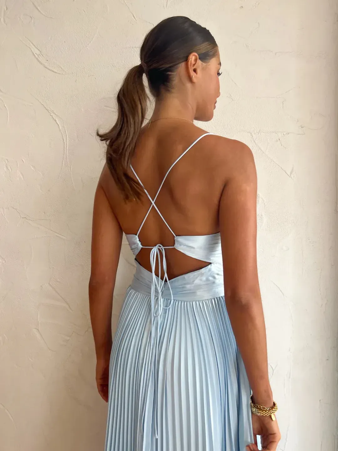 Issy Orla Dress In Blue Size 14  for rent on The Volte - main image