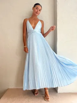 Issy Orla Dress In Blue Size 14  for rent on The Volte - image 1