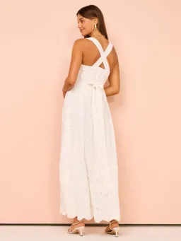 Hansen & Gretel Tulsa Maxi Dress In White Jasmine Size XL / AU 14 for rent on The Volte - image 3