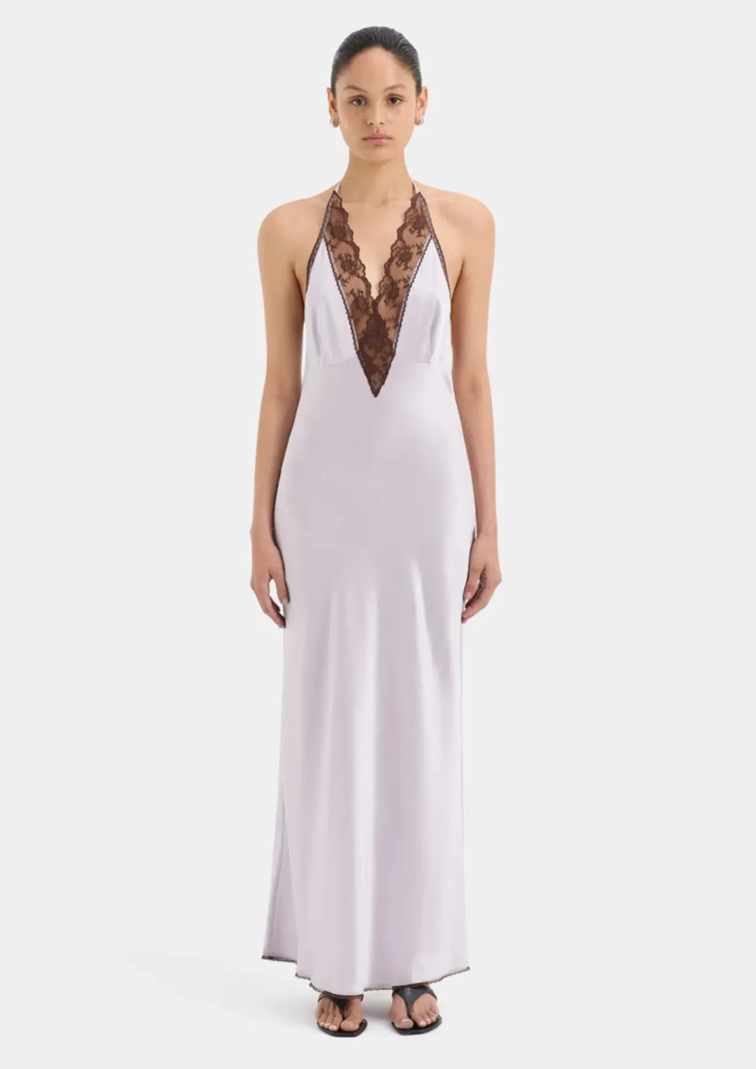 Sir The Label Aries Halter Dress Lilac Size 0/ AU 6 for rent on The Volte - main image
