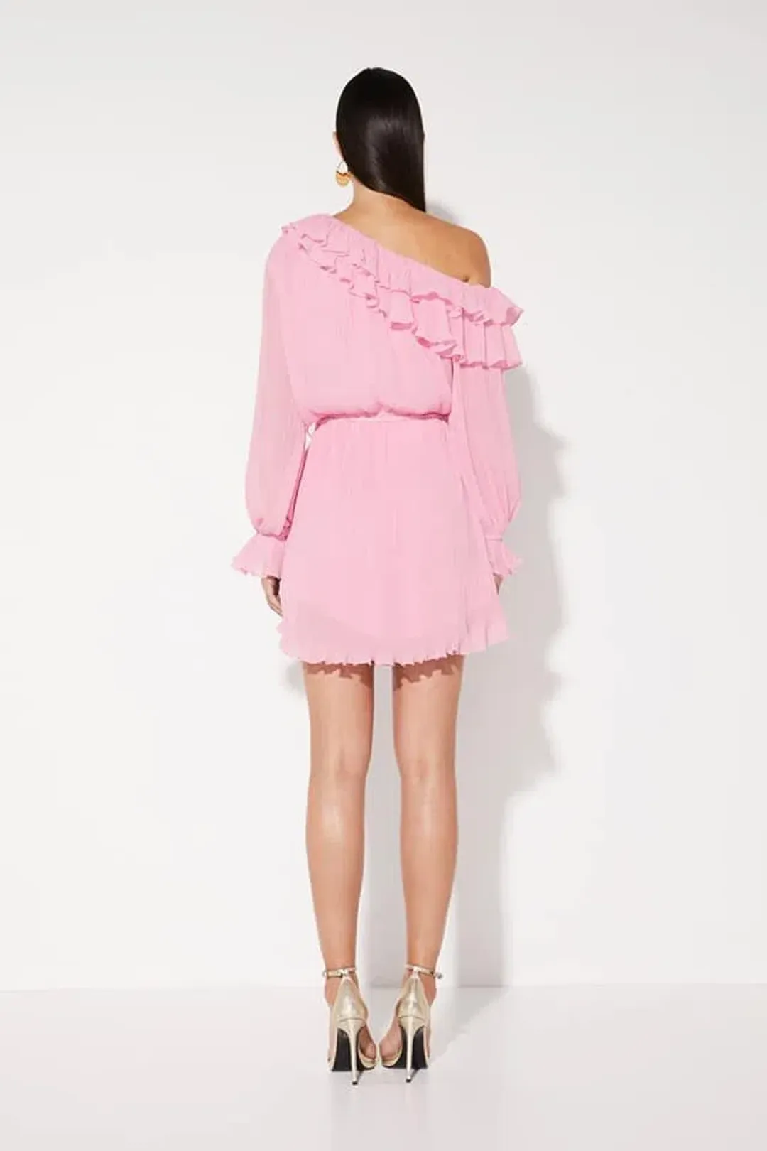 Mossman A Slice of Heaven Mini Dress Pink Size 12 for rent on The Volte - main image