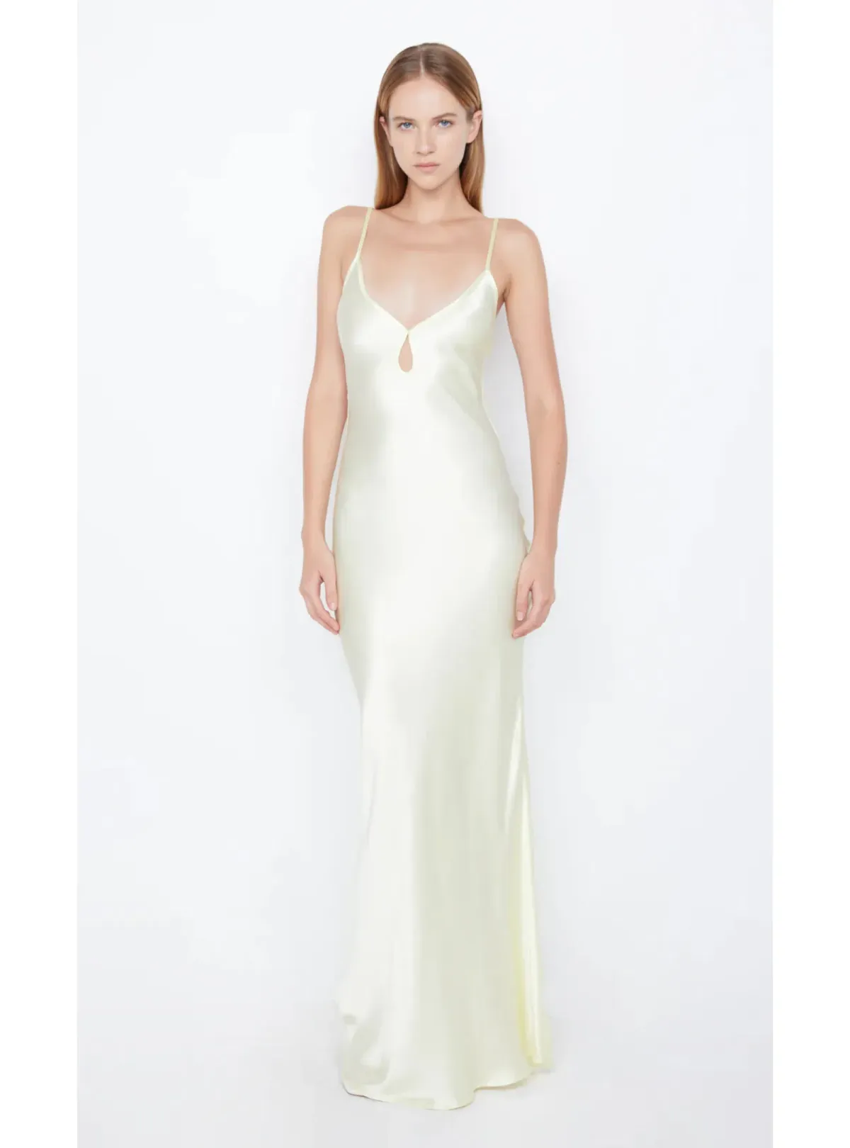 Bec & Bridge Cedar City Maxi Dress Ice Yellow Size AU 6 for rent on The Volte - main image