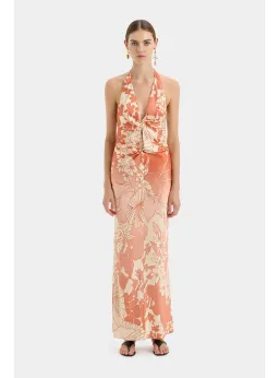 Sir the label Como Twist Dress Paradiso Print Size AU 6 for rent on The Volte - image 1