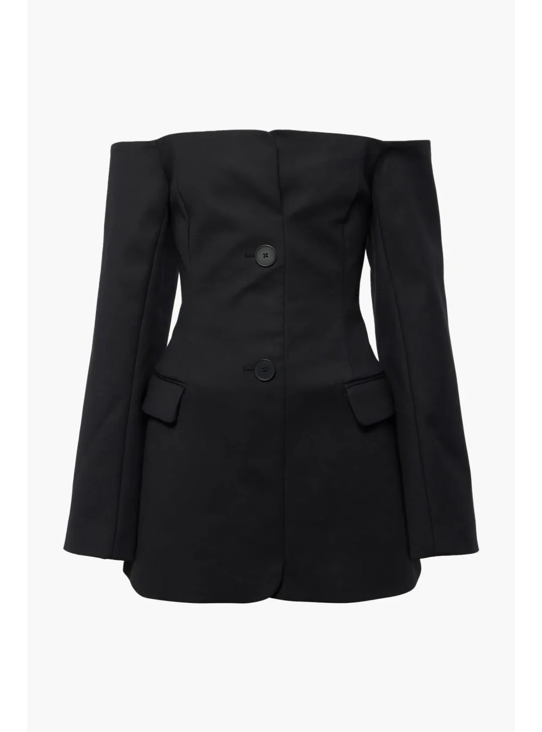 Sir The Label Sandrine Tailored Mini Dress Black Size AU 8 for rent on The Volte - main image