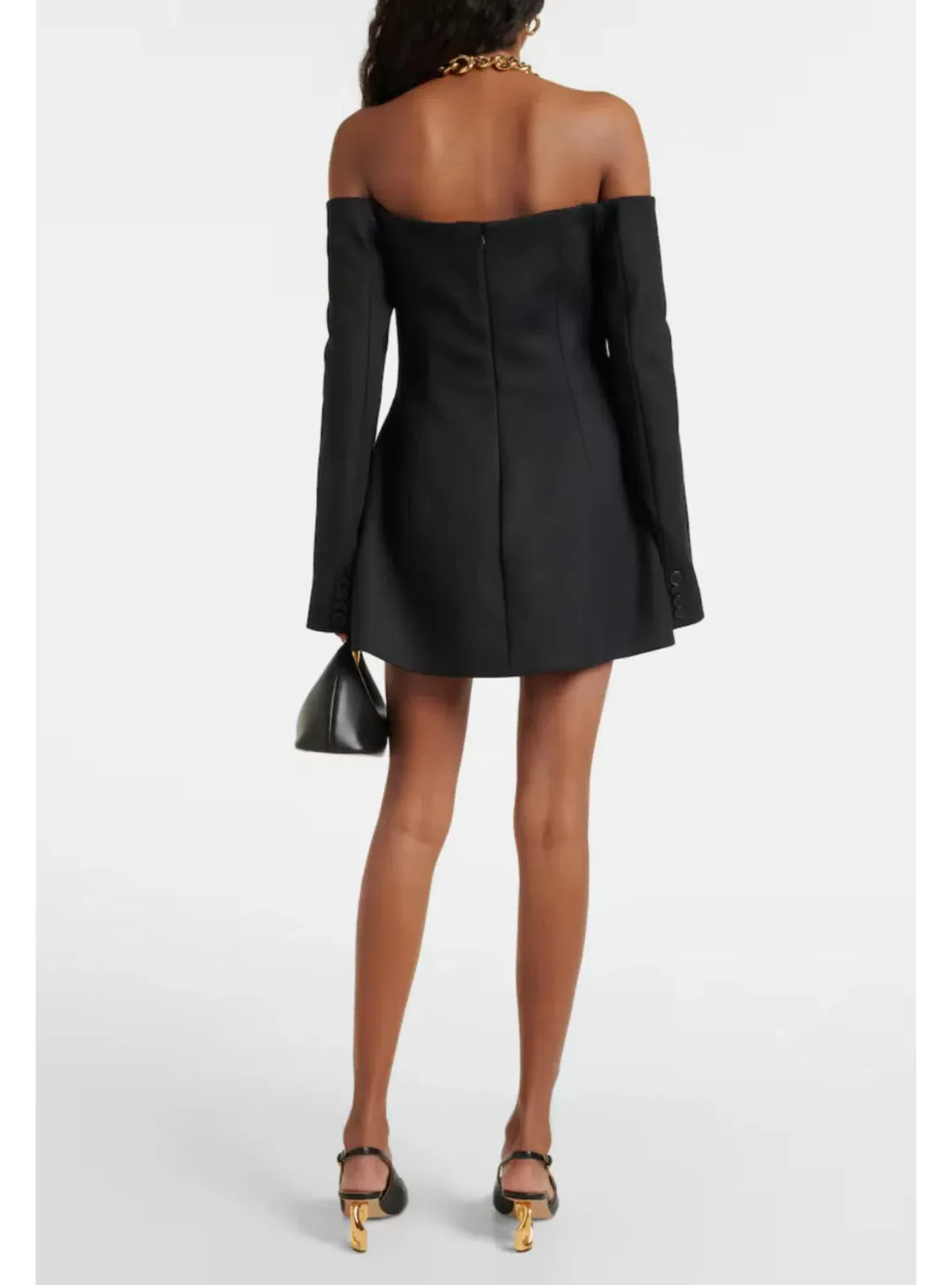 Sir The Label Sandrine Tailored Mini Dress Black Size AU 8 for rent on The Volte - main image