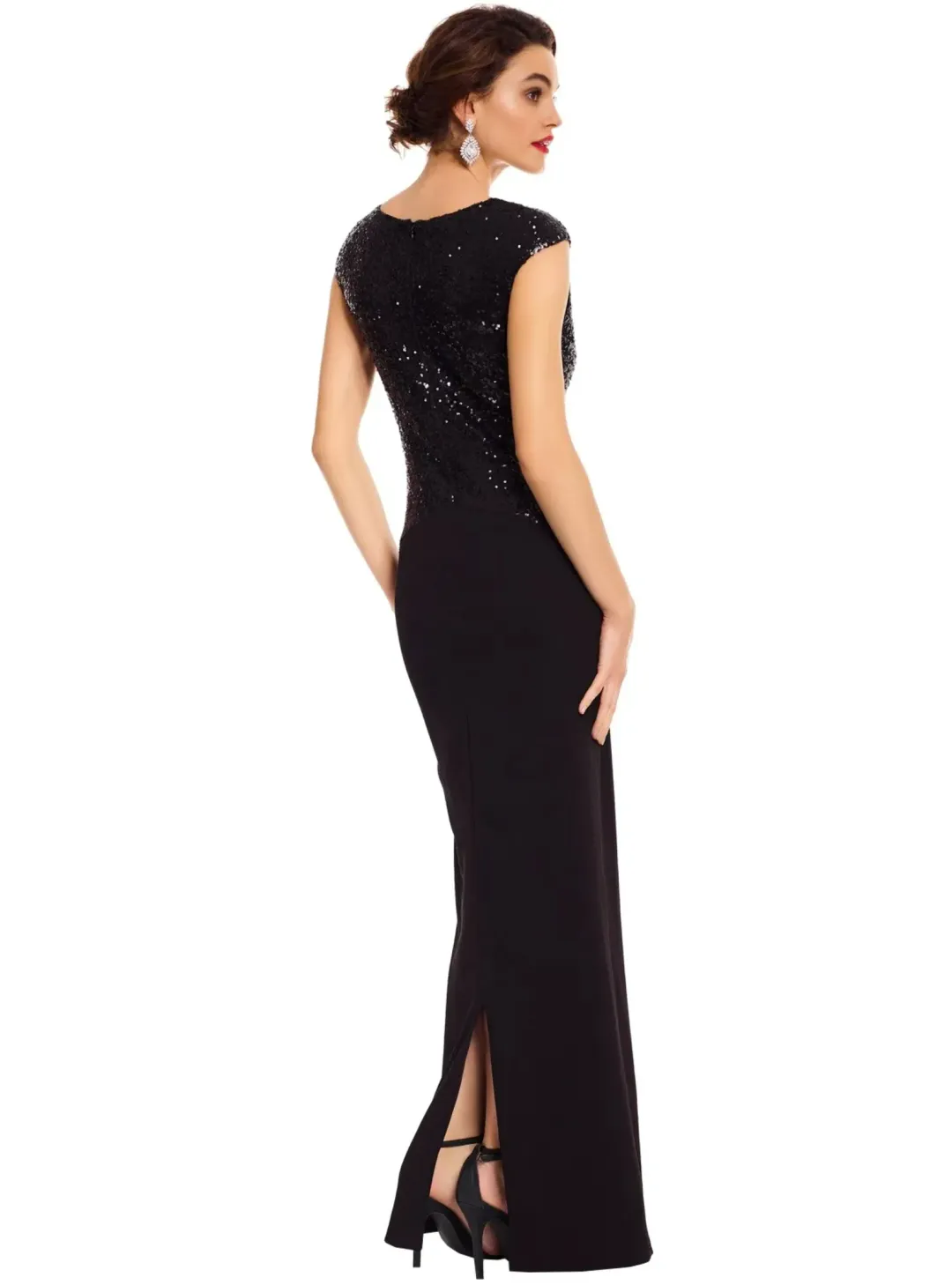 Elle Zeitoune Ruby Dress Black Size AU 8 for rent on The Volte - main image