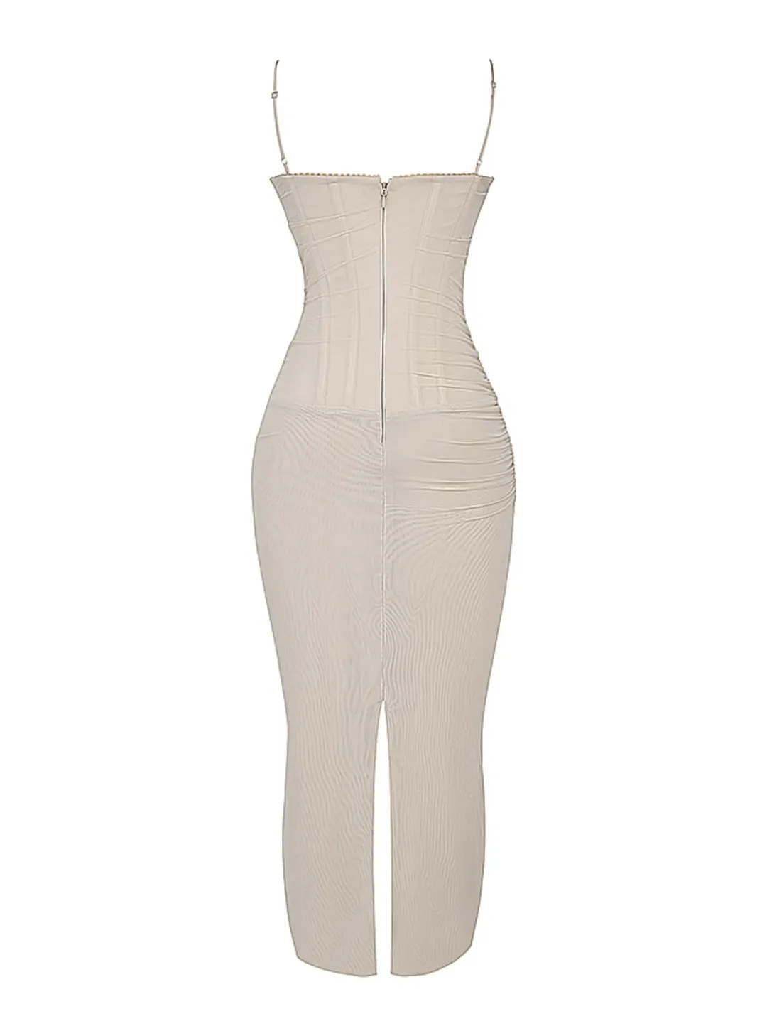 House of CB Nalini Maxi Dress in Sand Size AU 6 for rent on The Volte - main image
