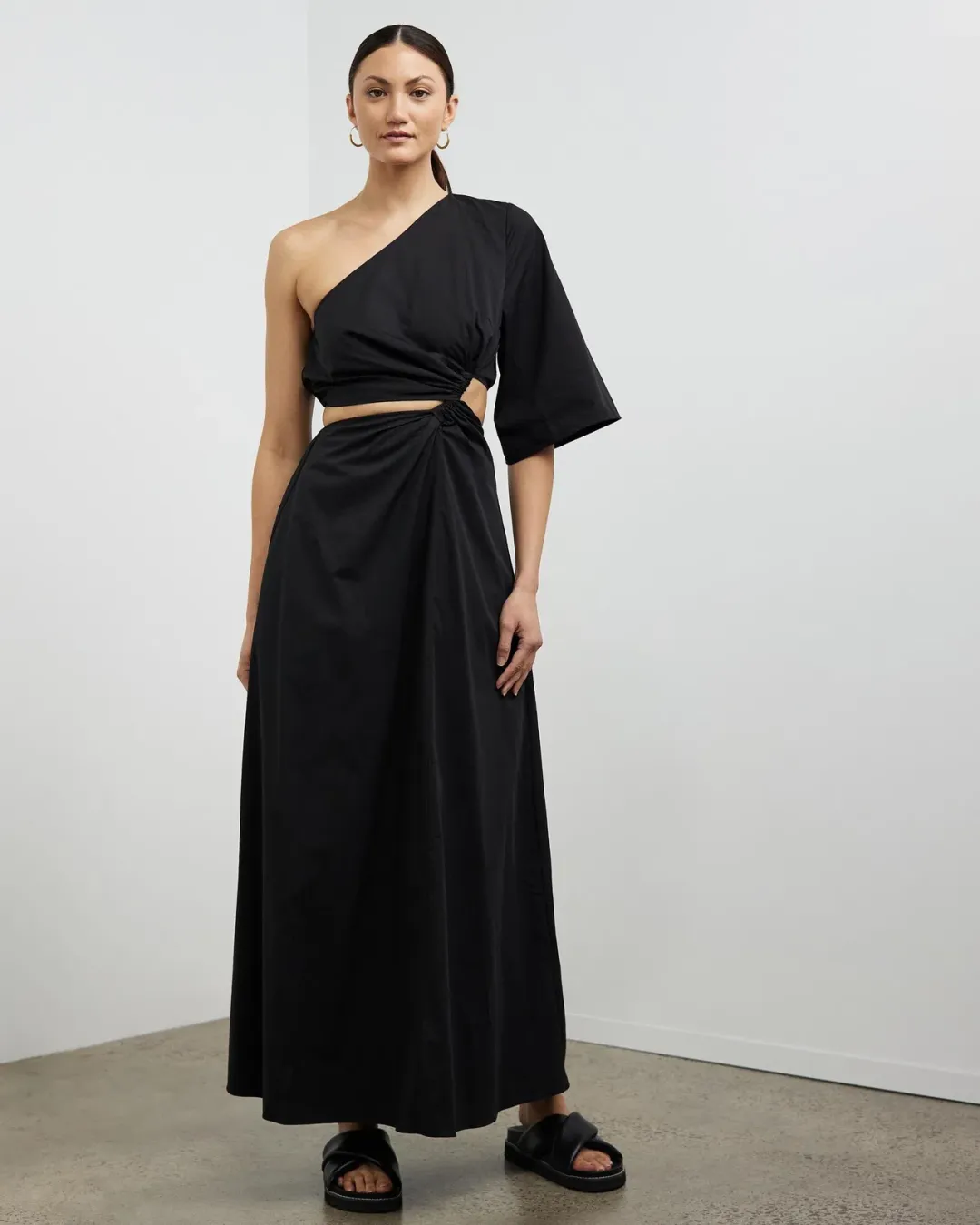 Camilla and Marc Wally Maxi Dress Black Size 10 for rent on The Volte - main image