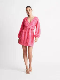 Sheike Xanadu Mini Dress Pink Size 12 for rent on The Volte - image 1