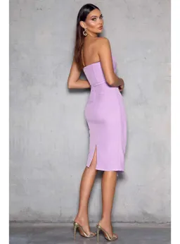 Elle Zeitoune Arell Dress in Lavander Size AU 14 for rent on The Volte - image 2