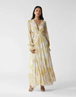MVN La Lumber Maxi Dress Floral Print Size AU 10 for rent on The Volte - image 1