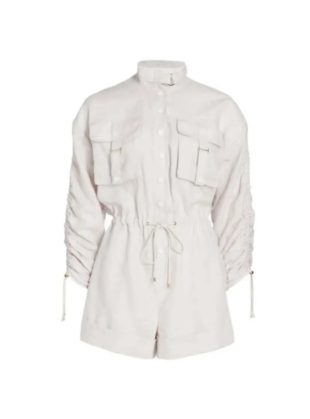 Zimmermann Utility Playsuit Dove Size 1 / AU 10  for rent on The Volte - main image