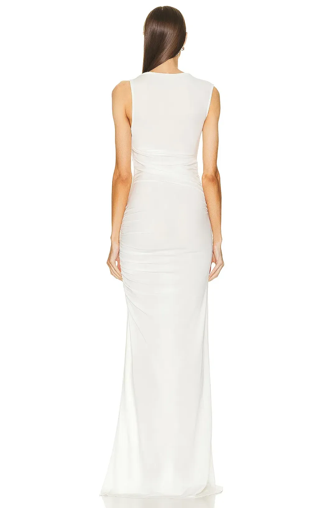 Christopher Esber Gesine Twisted Column Dress White Size 6 AU for rent on The Volte - main image