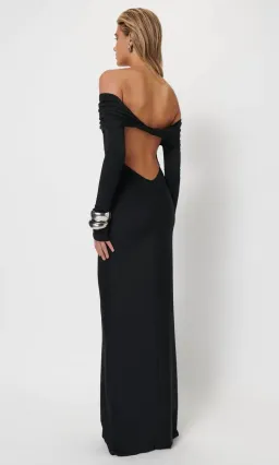 Effie Kats The Gwen Gown in Black Size 10  for rent on The Volte - image 4