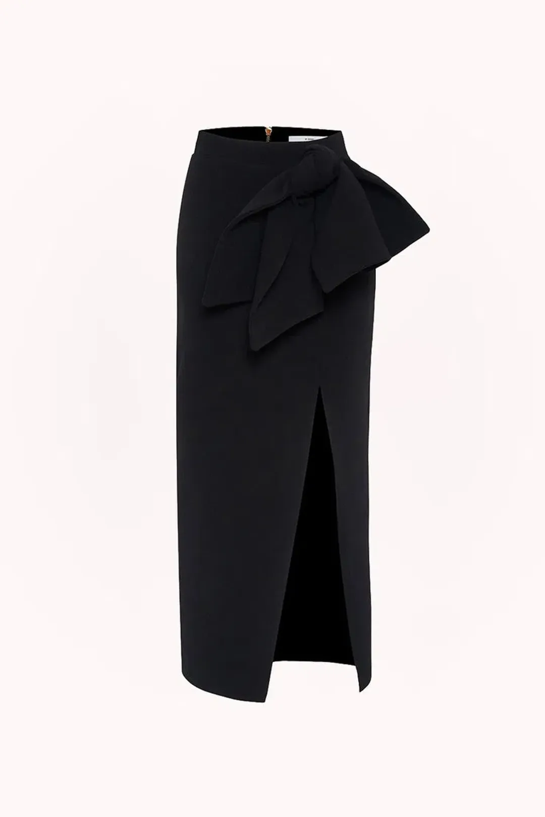 By Johnny Betina Bow Split Skirt Black Size 8  for rent on The Volte - main image