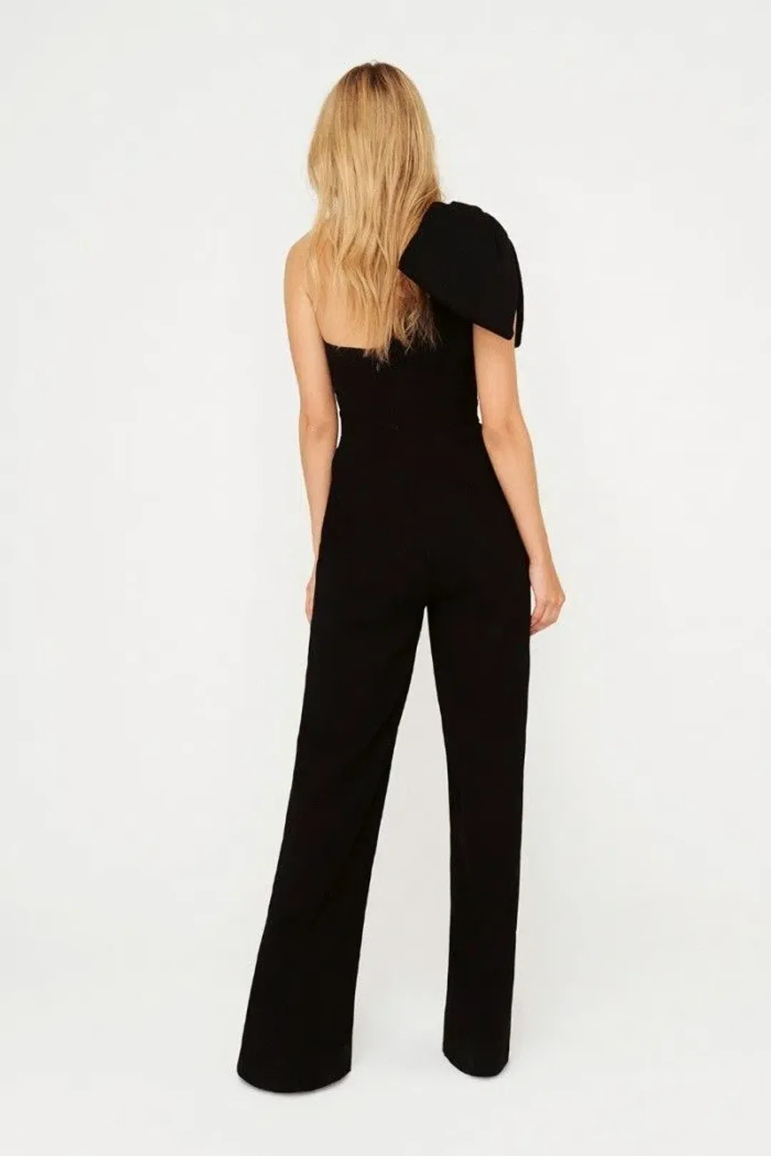 Sheike Fairmont One Shoulder Jumpsuit Black Size 14 for rent on The Volte - main image