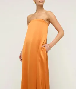 ANNA QUAN Delfina Maxi Dress Kumquat Orange 8 for rent on The Volte - image 4