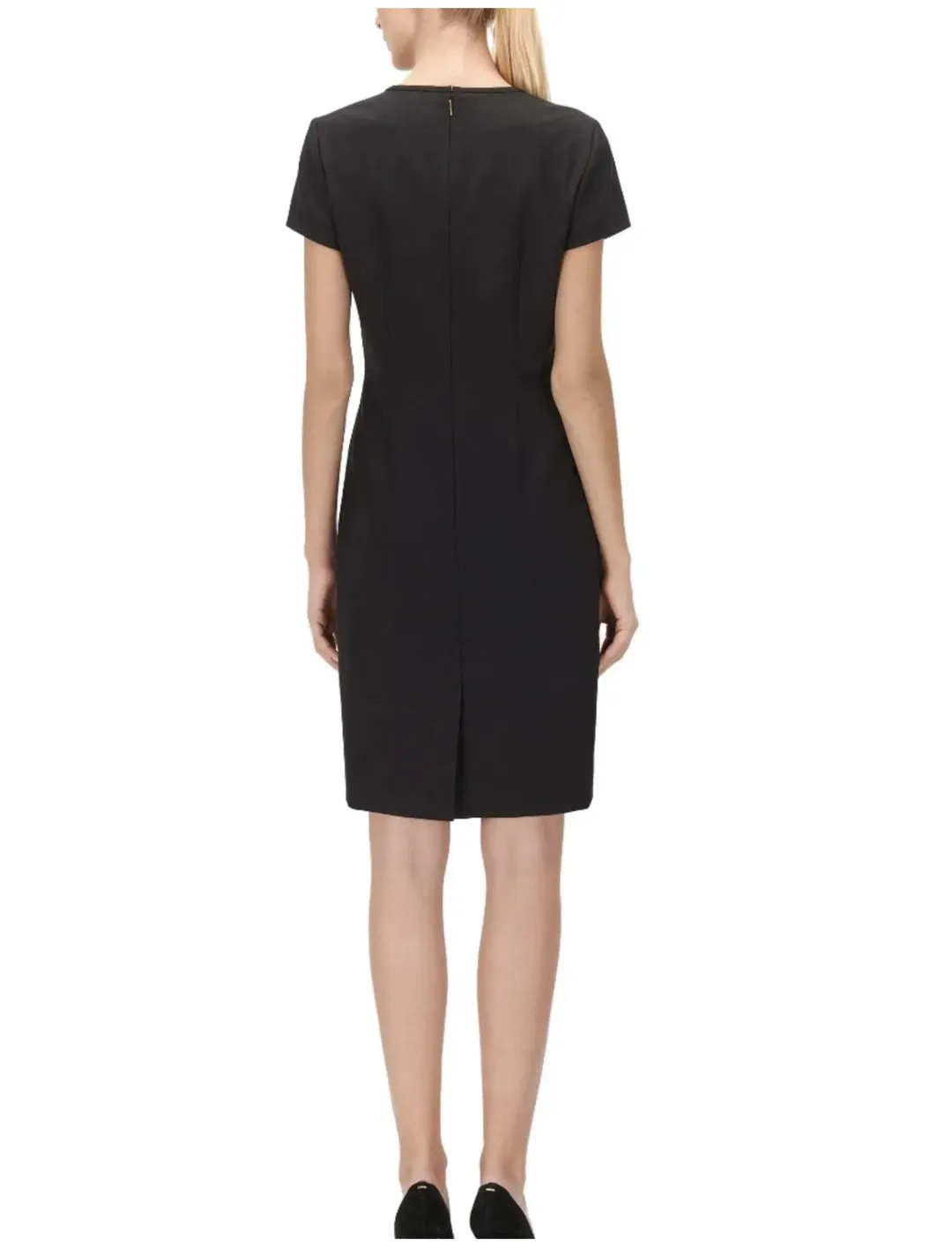 Hugo Boss Sheath Dress Black Size 6 for rent on The Volte - main image