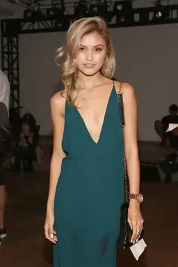 Dion Lee Fine Line Cami Slip Dress in Emerald Size 6 for rent on The Volte - image 3
