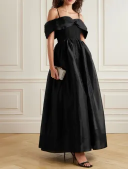 Aje Cordelia Corseted Maxi Dress Black Size 12 for rent on The Volte - image 1