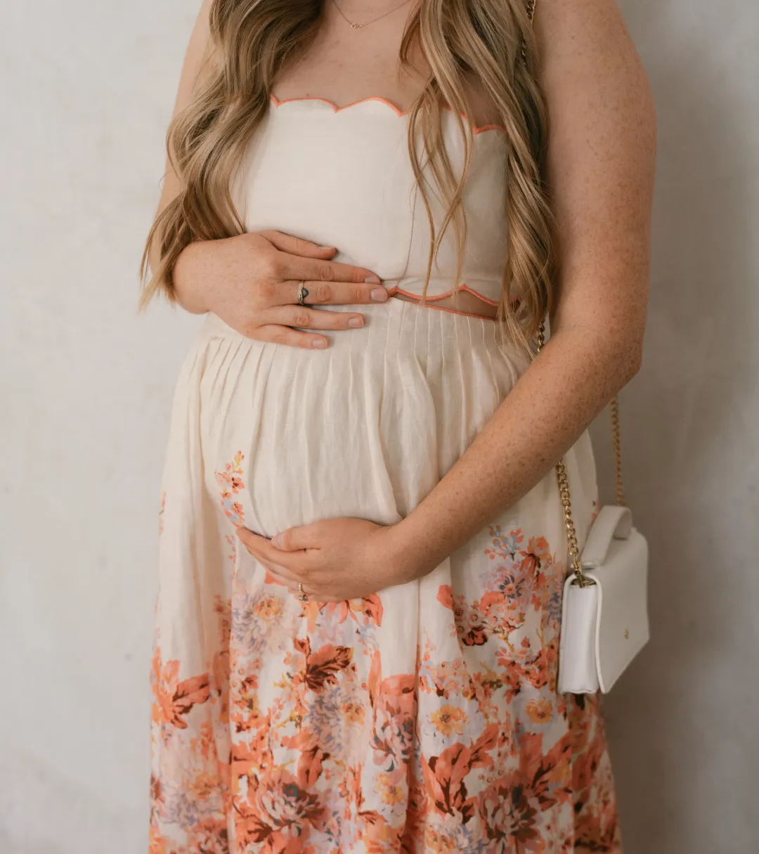 Zimmermann Devi Scallop Midi Dress in Cream Floral Size 3 / AU 10-12 for rent on The Volte - main image
