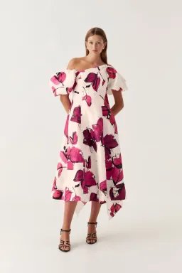 Aje Arista Tulip Midi Dress Floral Size 8 for rent on The Volte - image 2
