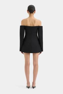 Sir the Label Sandrine Tailored Mini Dress in Black Size 1 / AU 8 for rent on The Volte - image 3