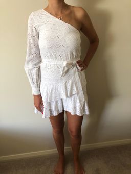 By Nicola The Eve Mini Dress White Size 8 for rent on The Volte - image 6