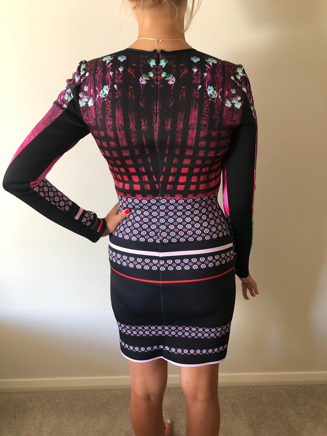 Clover Canyon Enchanted Woodlands Long Sleeve Dress Print Size 8 for rent on The Volte - main image
