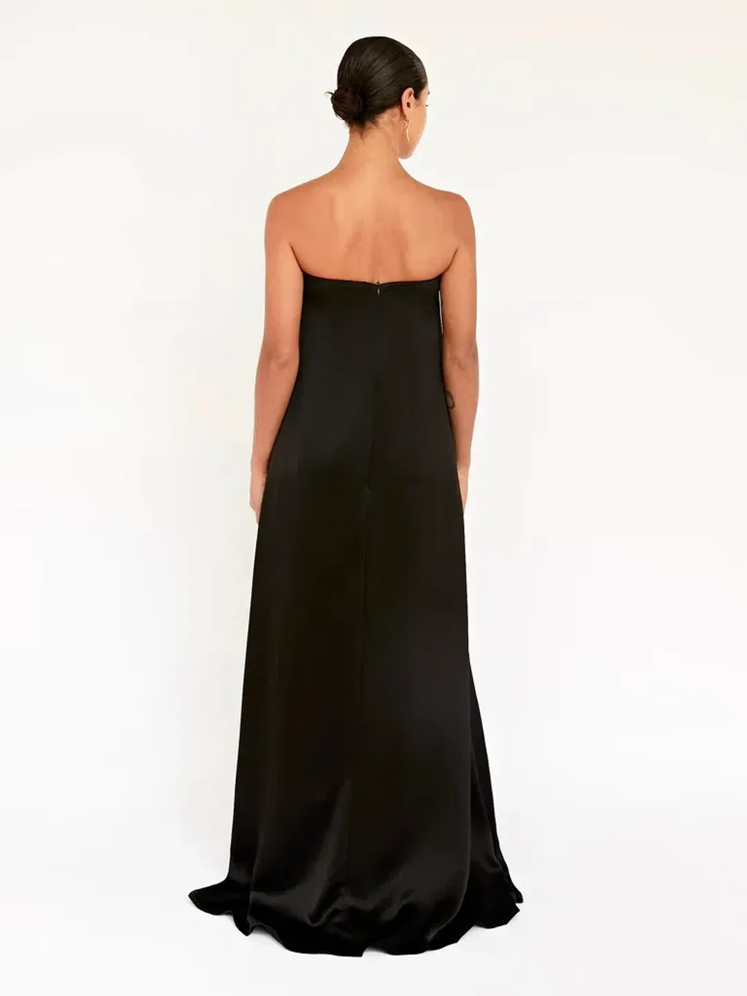 Anna Quan Delfina Maxi Dress Black Ink Size 8 for rent on The Volte - main image