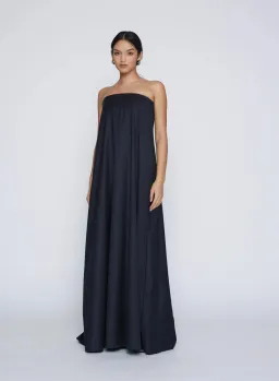 Anna Quan Delfina Maxi Dress Black Ink Size 10 for rent on The Volte - image 6