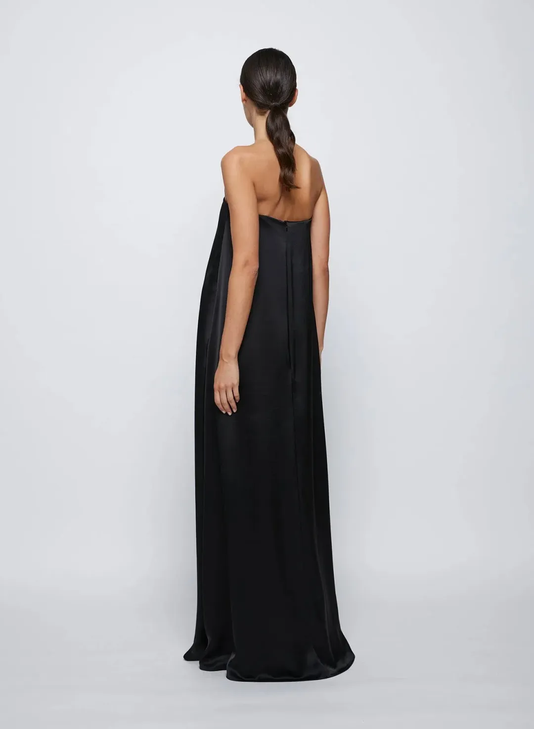 Anna Quan Delfina Maxi Dress Black Ink Size 10 for rent on The Volte - main image
