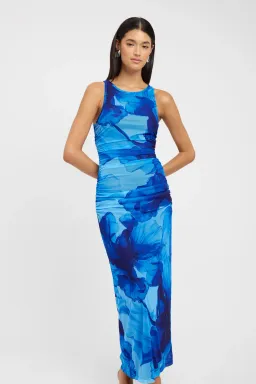 Kookai Rosalia Dress Blue Floral Size 8 for rent on The Volte - image 2