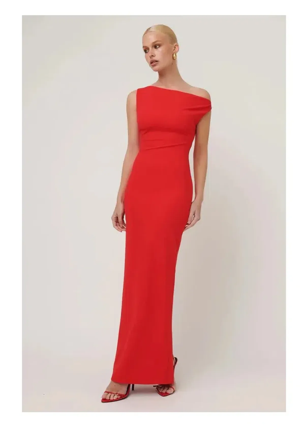 Effie Kats Inaya Gown Red Size 6 for rent on The Volte - main image