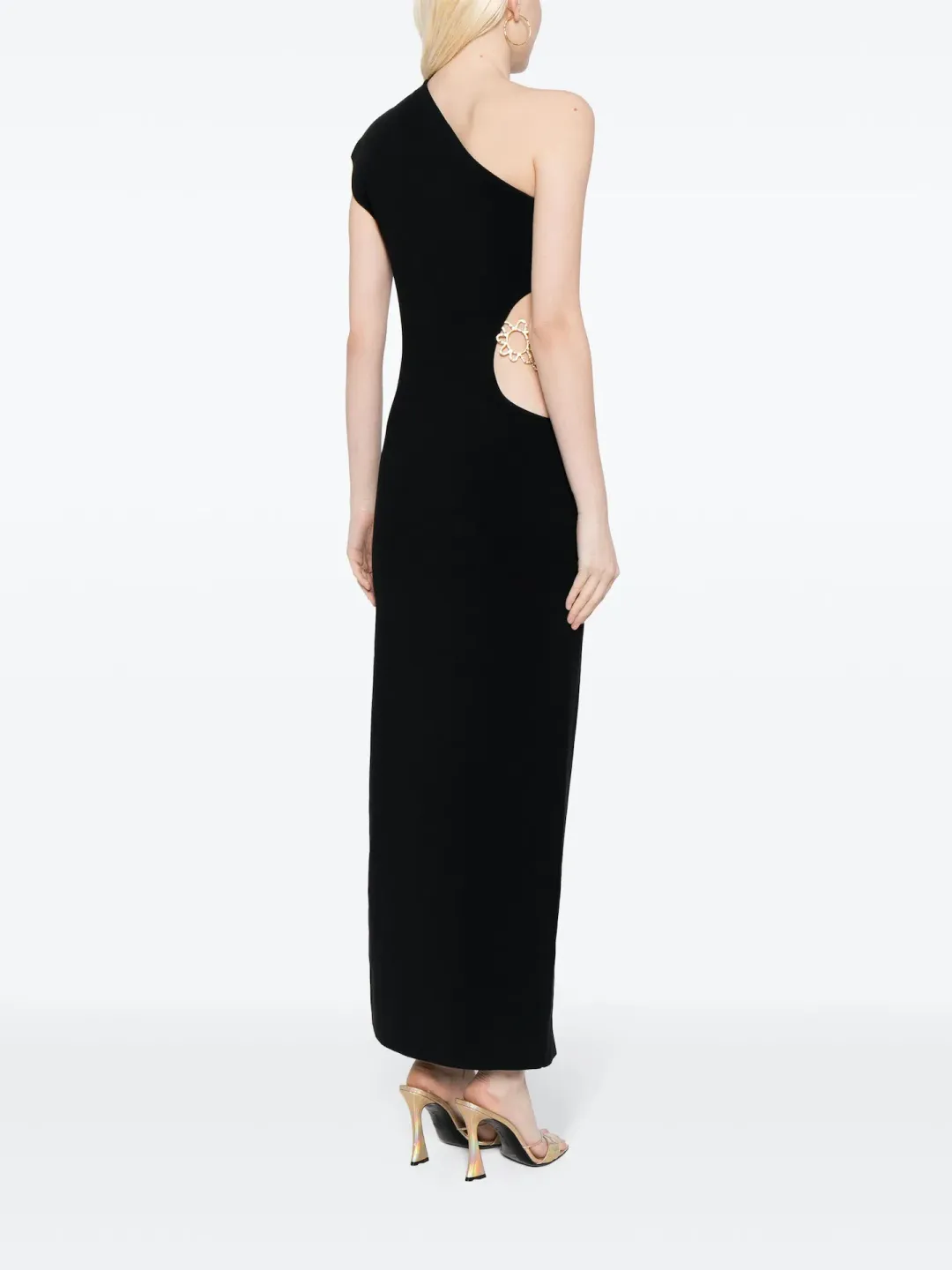 Cult Gaia Adrian Knit Dress Black Size AU 8 for rent on The Volte - main image