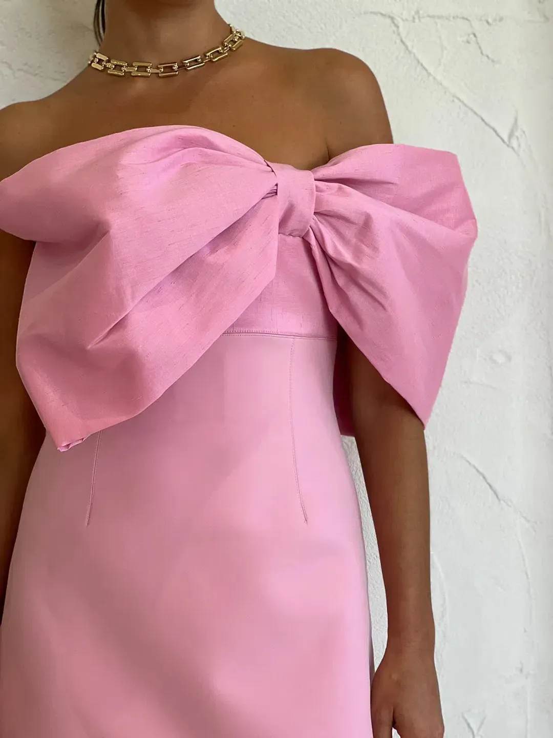 Rachel Gilbert Kace Mini Dress Pink Size 2 / AU 10 for rent on The Volte - main image