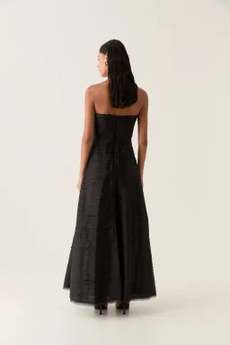 Aje Soundscape Maxi Dress Black Size 8 for rent on The Volte - image 2