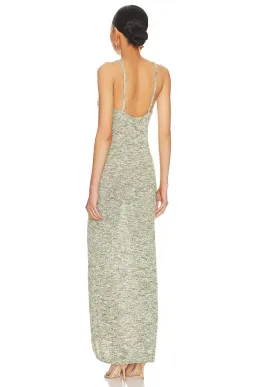 Bec & Bridge Willow Knit Maxi Dress Sage Green Marle Size S / AU 8 for rent on The Volte - image 2