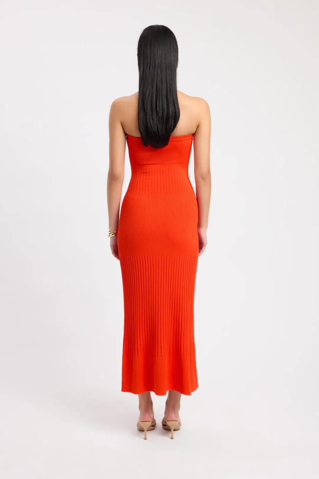 Kookai Serah Strapless Dress Mimosa Size 10 for rent on The Volte - main image