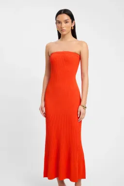 Kookai Serah Strapless Dress Mimosa Size 10 for rent on The Volte - image 2
