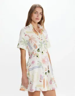 JAG Winona Flaneuse Corset Dress Print Size 14 for rent on The Volte - image 4