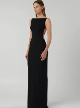 Effie Kats Gabbi Gown Black Size L /Au 12 for rent on The Volte - image 3