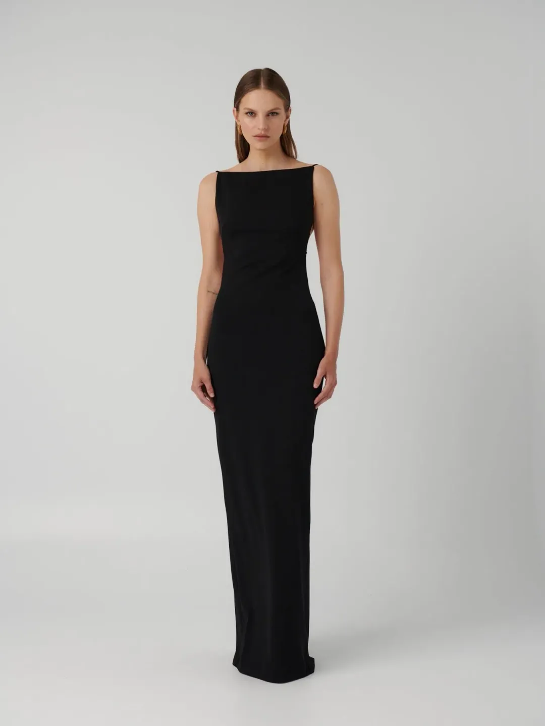 Effie Kats Gabbi Gown Black Size L /Au 12 for rent on The Volte - main image
