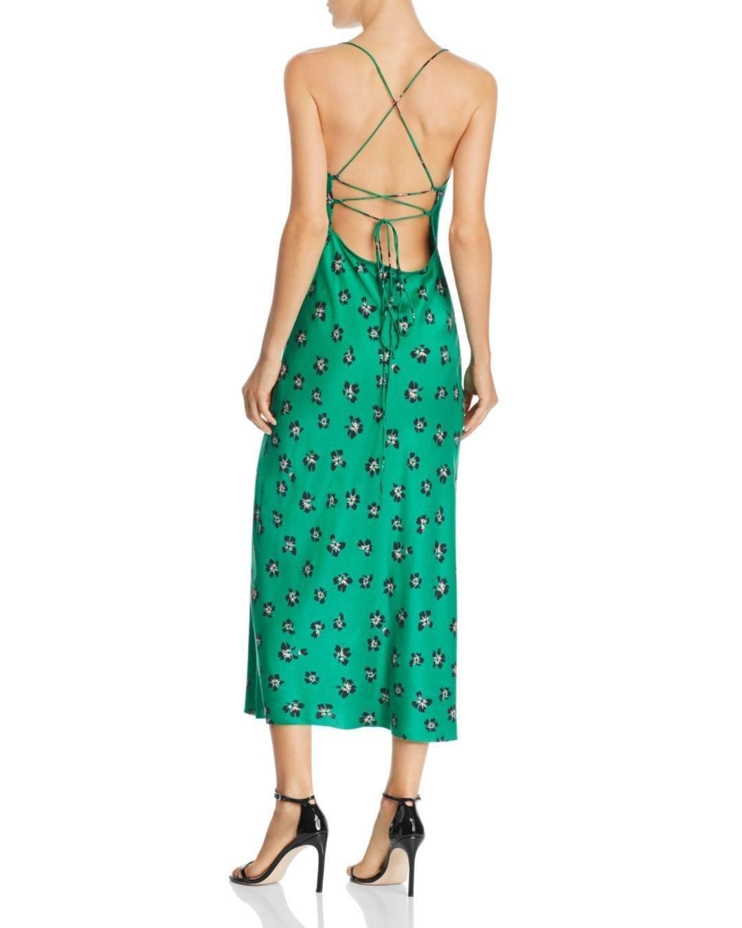 Bec and Bridge Tropicana Midi Dress Green Size 12 for rent on The Volte - main image