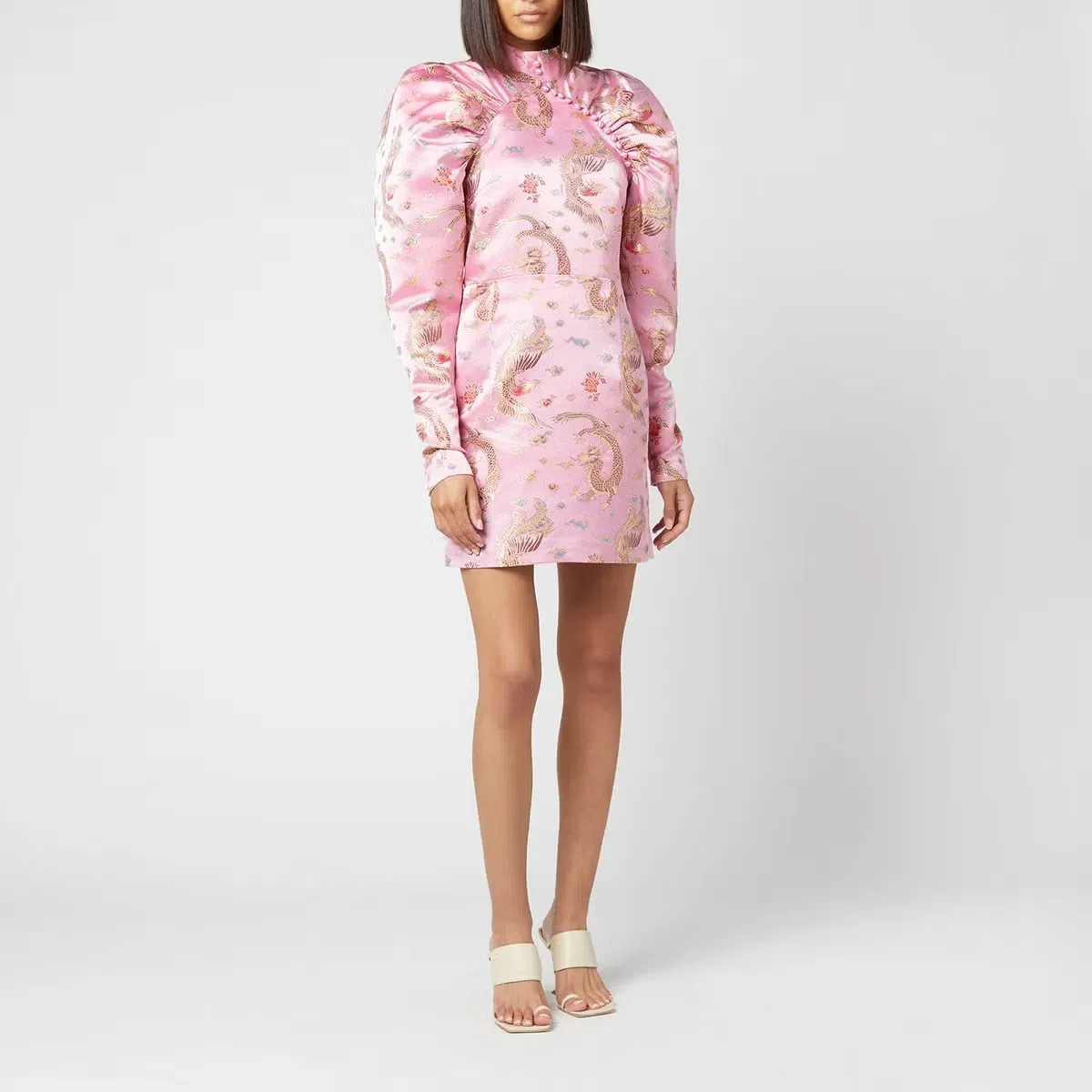 Rotate Birger Christensen Kim Dress Orchid Pink Size 10 for rent on The Volte - main image