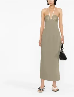 Paris Georgia Nassia Halter Dress Green Size S/ AU 8 for rent on The Volte - image 4