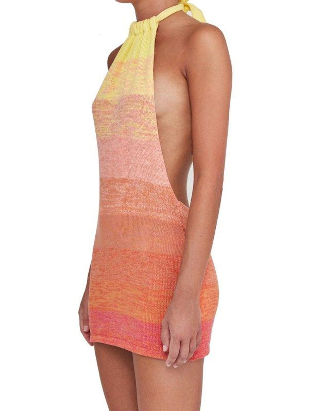 Bamba Swim Bounty Dress | Sunset Orange | Size Small for rent on The Volte - main image