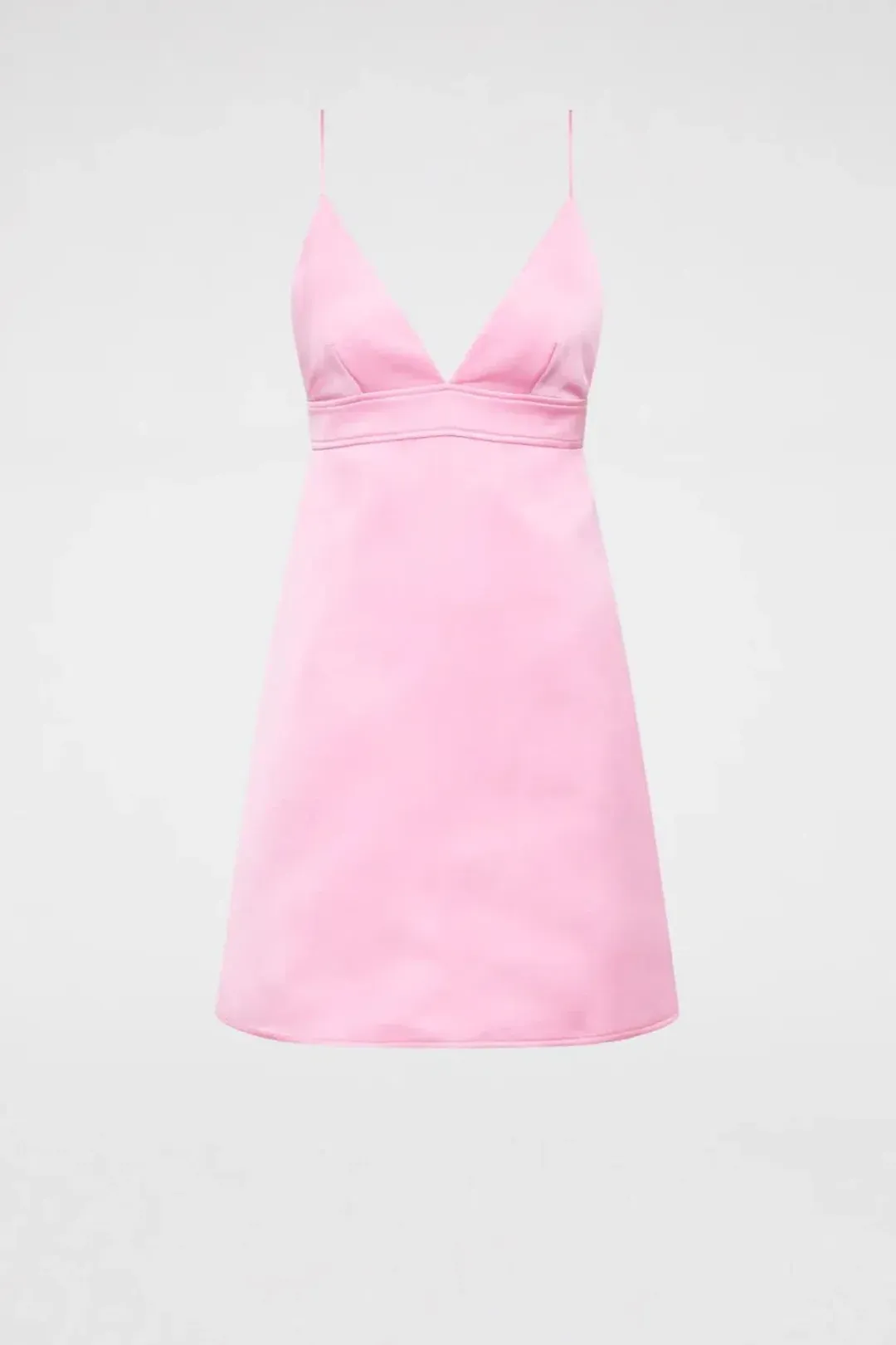 Scanlan Theodore Satin Shoestring Mini Dress Size 10 for rent on The Volte - main image